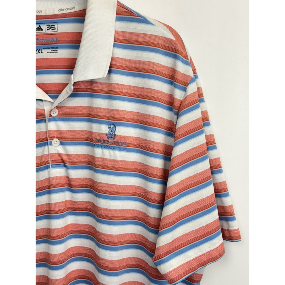 Adidas Climacool Tech Polo‎ Shirt Men's XXL The Ritz-Carlton Grand Cayman Golf - Picture 3 of 7